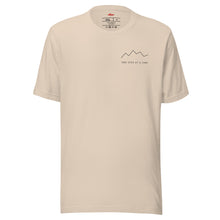 One Step at a Time inspirational t-shirt in Soft Cream — front view