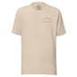 One Step at a Time inspirational t-shirt in Soft Cream — front view