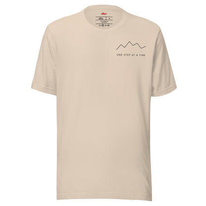 One Step at a Time T-Shirt in Soft Cream — front view